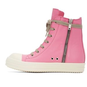 Pink Rick Owens sneakers